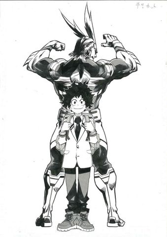 All Might and Deku